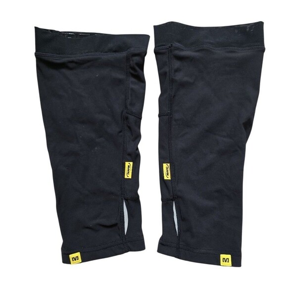 Mavic Leg Warmers Women Size Small Black Stretch Cycling Biking Fall Accessory - Picture 1 of 8